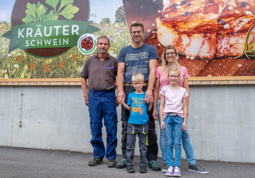 Der Familie Zysset liegt das Wohlergehen ihrer Schweine sehr am Herzen